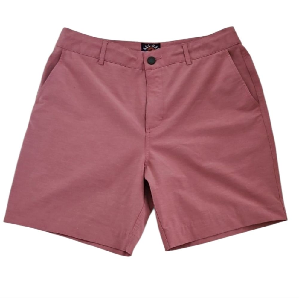 Faherty All Day Shorts, 7 Inch Inseam,  Salmon Colored, Size 31